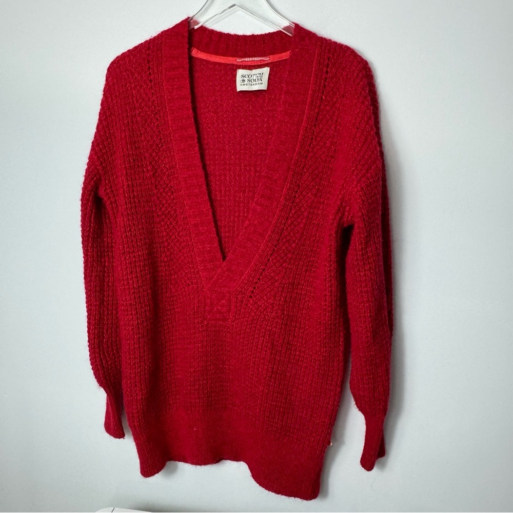 Scott Soda Women’s wool blend chunky knit Sweater size small 2059